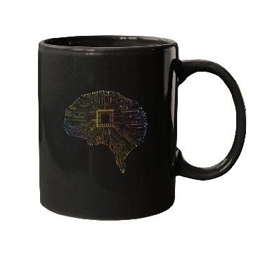 Discover Computer Circuit Board Platine Brain Engineer Mugs