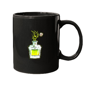 Discover Flask With Green Magic Potion Halloween Mugs