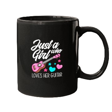 Discover Guitar Girl Guitar Player Mugs