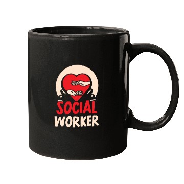 Discover Social Worker Work Graduation Job Mugs