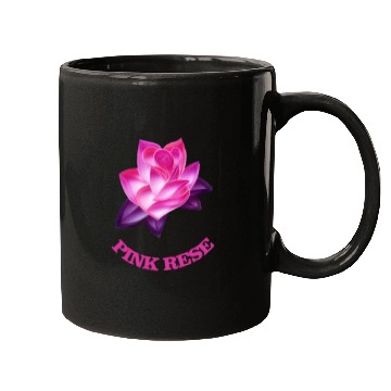 Discover Pink Rose Mugs