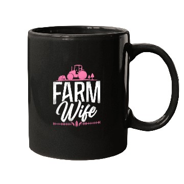 Discover Farming Farmer Wife Tractor Mugs