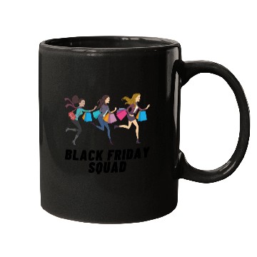 Discover Black Friday Squad Mugs