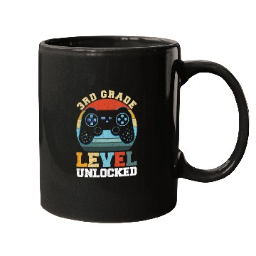 Discover 3rd Grade Level Unlocked Vintage T-shit Mugs
