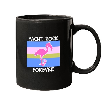 Discover Yacht Rock Forever Mugs 80s Style flamingo