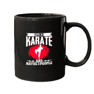 Discover Karate Black Belt Gi Uniform I Mugs