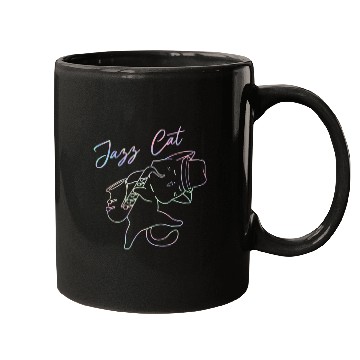 Discover Trumpet Playing Cat Jazz Lover Mugs
