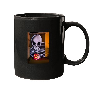 Discover STREET ART SKULL AND PUMPKIN Mugs