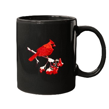 Discover Awesome Red Cardinal Birds Gift Nature Lover Funny Mugs