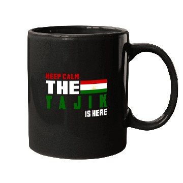 Discover Keep Calm Tajikistan flag design Mugs