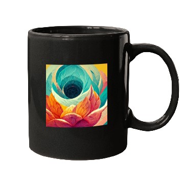 Discover Colorful mandala flower version 6 Mugs