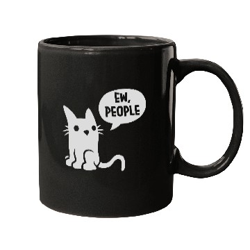 Discover comic cat ew people Mugs