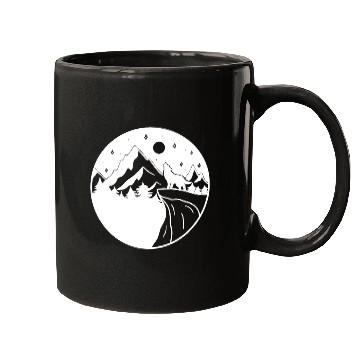 Discover Wolf on the Mountain Mugs
