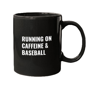 Discover Running On Caffeine Baseball Mugs