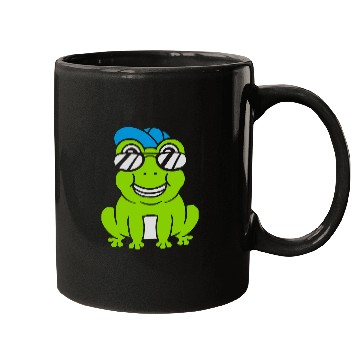 Discover Sunglasses Cap Frog Boy Mugs