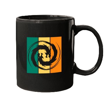 Discover Dragon Ying Yang Mugs
