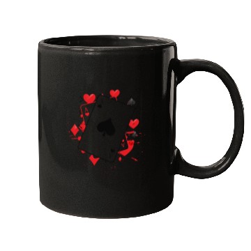 Discover Ace of Spades Playing Card Mugs
