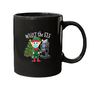 Discover Elf with Mask Expensive Gas What the Elf Mugs