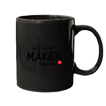 Discover Difference Maker Teacher Life Mugs