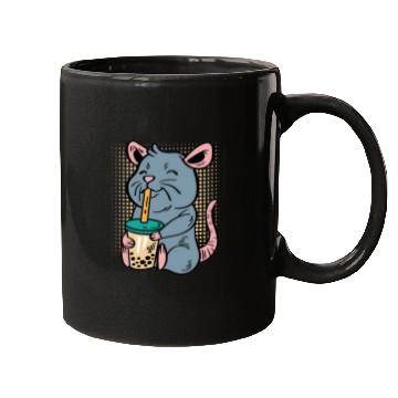 Discover Rat Bubble Tea Tea Lover Gift Mugs
