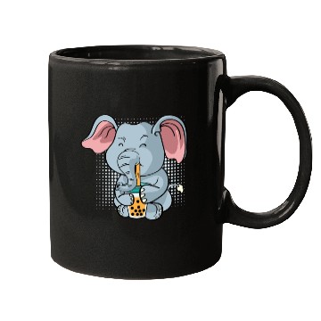 Discover Elephant Bubble Tea Zookeeper Gift Mugs