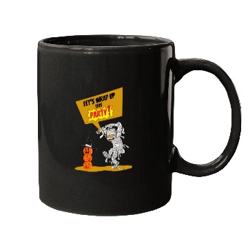 Discover Let's Wrap Up This PARTY! - Halloween Mummy Funny Mugs