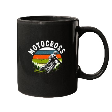 Discover Retro Motocross Mugs