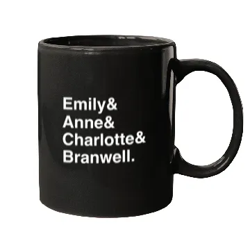 Discover Funny Emily Bronte Charlotte Bronte Bronte Sibling Mugs