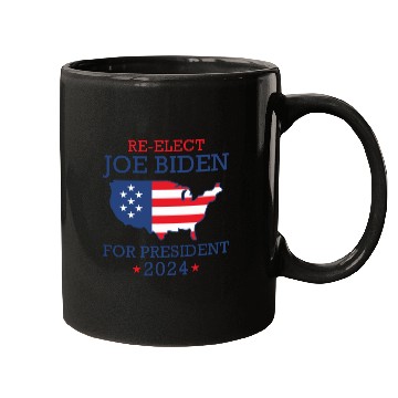 Discover Re-Elect Joe Biden For President 2024 Mugs