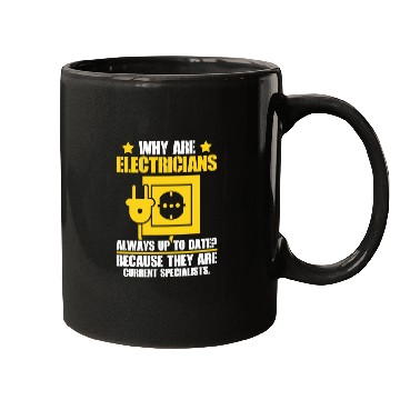 Discover Electrician Construction Electrician Mugs