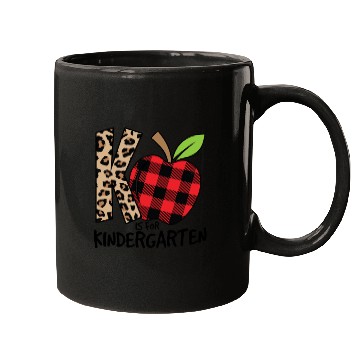Discover K Is For Kindergarten Cheetah Back To School Mugs