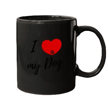 Discover I love my dog Mugs