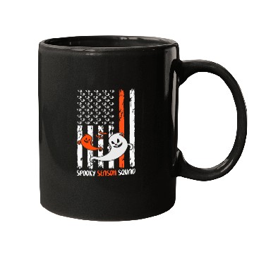 Discover Groovy Halloween Spooky Season Squad US Flag Mugs