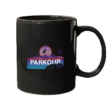 Discover Parkour Free Running Traceur 80s Mugs