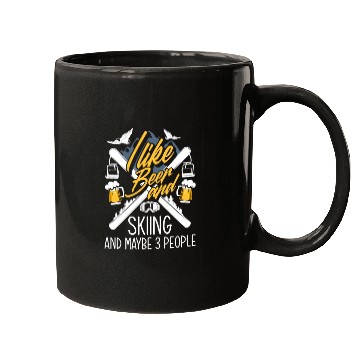 Discover Skiing Beer Ski Mugs