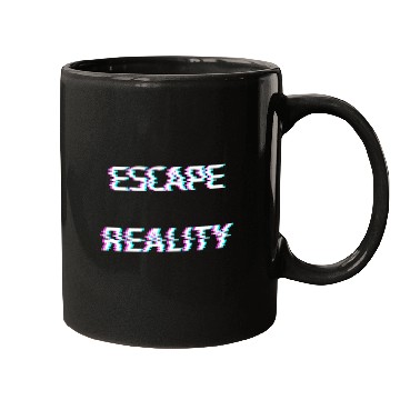 Discover escape reality cyberpunk glitch Mugs