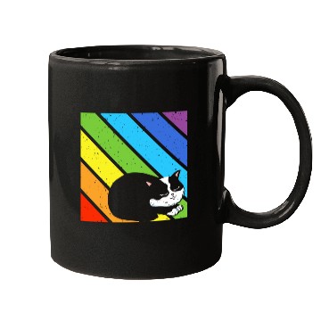 Discover LGBT Supporter Pride Ally Cat Lover Rainbow Pride Mugs
