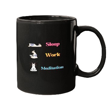 Discover Llama Lifestyle: Sleep.Work.Meditation Mugs