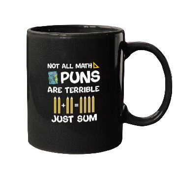Discover Math Puns Funny Teacher Mugs