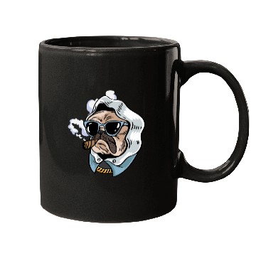 Discover Pug King Smoker Gift Mugs