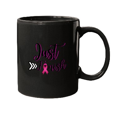 Discover Just Finish-Pink for the Cure Mugs