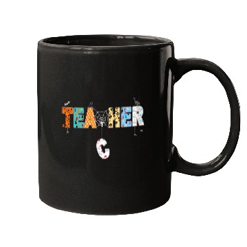 Discover Funny Halloween Teacher Costume Mugs
