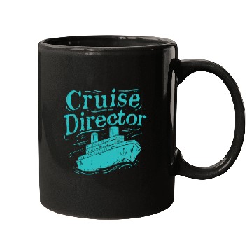 Discover Cruise Director Cruising Ship Holidays vacation Mugs