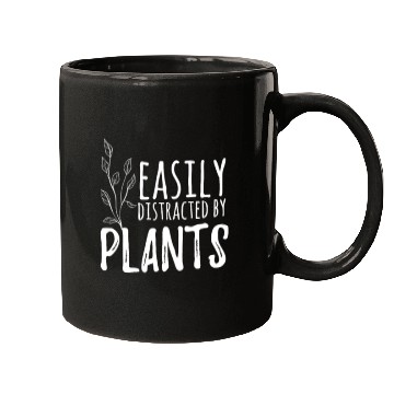 Discover Easily Distracted By Plants Mugs