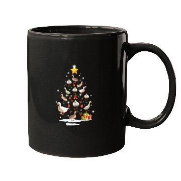 Discover Duck Christmas Tree Duck Xmas Funny Gift Mugs