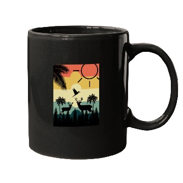 Discover Vintage Deer Mugs
