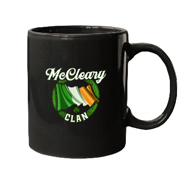 Discover Mccleary Surname Irish Last Name Ireland Flag Mugs