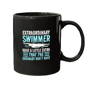 Discover Swim Swimming Extraordinary Swimmer Have Little Mugs