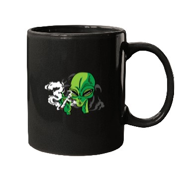 Discover Alien Smoking Gangster Gift Mugs
