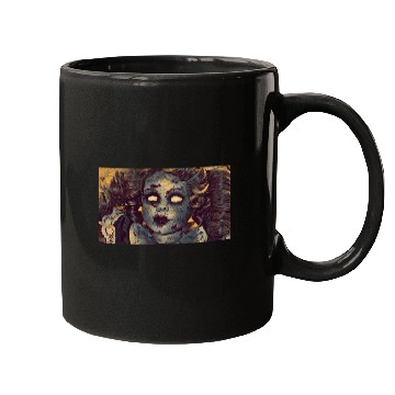 Discover Creepy Haunted Doll Melting Mugs